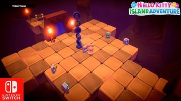 Hello Kitty Island Adventure Switch: Cave Totem Tower Puzzle & Locate Rustic Dining Chair