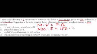 Quantity Theory of Money in Action
