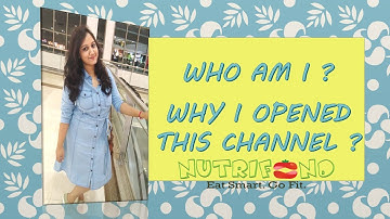 Welcome to my channel Nutrifond|| Intro video of a fitness YouTube channel by an Indian Nutritionist