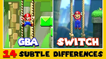 14 Subtle Differences Between Mario Vs. Donkey Kong for Switch and GBA (Part 1)
