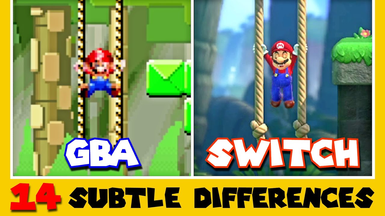 14 Subtle Differences Between Mario Vs. Donkey Kong for Switch and GBA (Part 1)