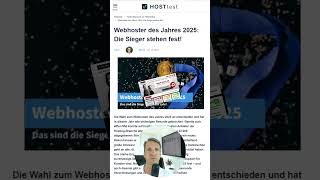 🏆 Webhoster Wahl 2025 – Kategorie Webhosting: Das sind die Sieger!