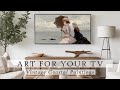 Vintage coastal paintings art for your tv  nautical tv art  vintage summer tv art  3 hours