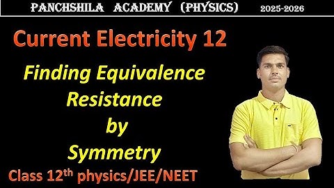 "Equivalent Resistance using Symmetry | Mirror & Folding Symmetry Method Explained"