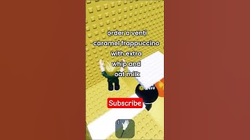 WHEN THE STARBUCKS BARISTA JUDGED MY ORDER ☕ #shorts #viralvideo #roblox #gaming