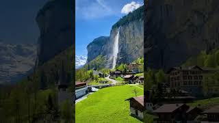 Peaceful Murren Switzerland 4K 🇨🇭 | Relaxing Music with Alpine Village and Mountain Views