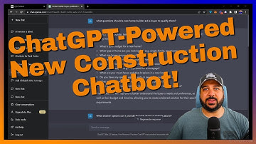 ChatGPT-Powered Home Construction Buyer Chatbot: Prequalify Leads and Boost Productivity!