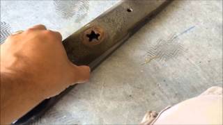New mower blades for my Husquvarna