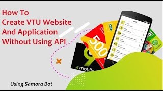 How To Create VTU Application (E-Wallet) And Website Without Using API screenshot 5