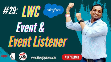 29 LWC Tutorial - Event and Event Listener in JavaScript | #lwc #salesforcetrailhead