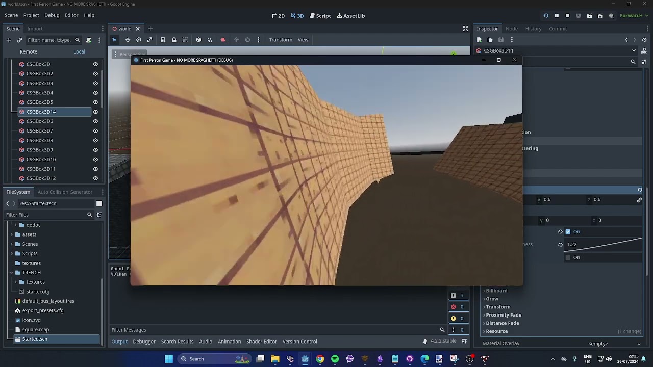 Parkour Testing in my Godot 3D Game
