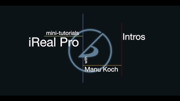 Add an intro in iReal Pro [iPhone/iPad]