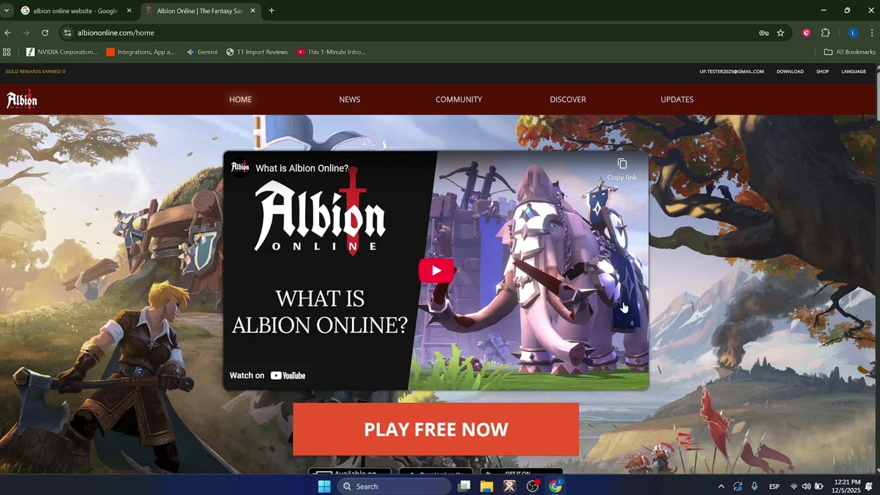 Как получить токен сообщества в Albion Online