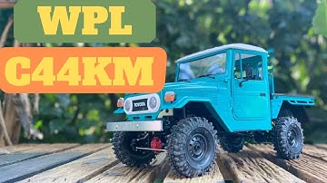 WPL C44KM unboxing and Trail