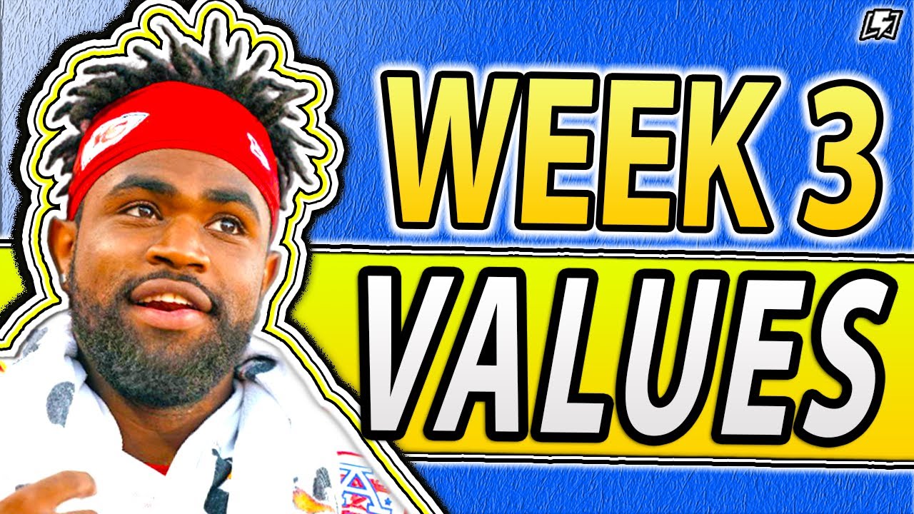 DRAFTKINGS NFL PICKS WEEK 3 TOP VALUE PICKS | NFL DFS PICKS 2021 - YouTube