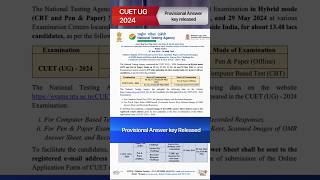Cuet Ug 2024 Answer Key Released At Exams Nta Ac In Latest Education ...