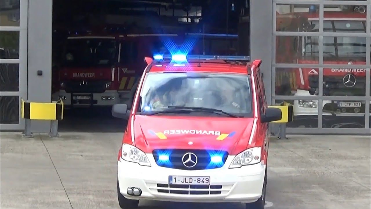 Brandweer en politie Antwerpen met spoed naar verschillende interventies in Antwerpen en omgeving !