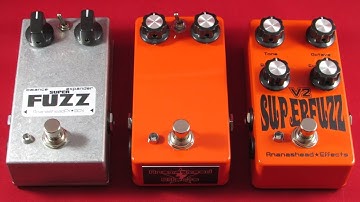 Ananashead FX Superfuzz Comparison (Shin-Ei / Univox Super Fuzz clone)