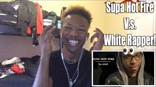 SUPA HOT FIRE v.s. WHITE RAPPER (Ashtin Larold)