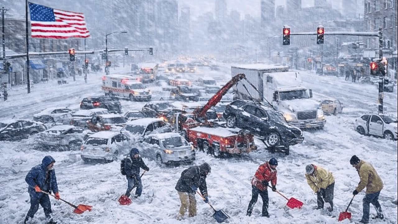CHAOS in Missouri! Violent Winter Storm Shuts Down I-70, Stranding Drivers for Hours