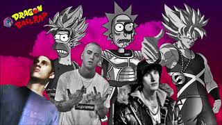 Rick , Eminem , Cancerbero , Goku , Porta , Homero - DRAGON BALL RAP ( AUDIO 320kbp ) LETRA Cover iA