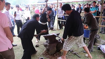 Người Nùng An, Phúc Sen rèn dao trong ngày hội Thanh Minh #Folkore