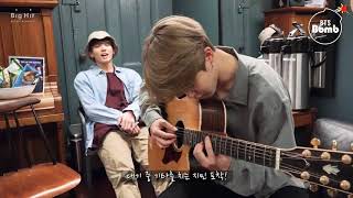 Jungkook singing Justin bieber's 'love yourself'