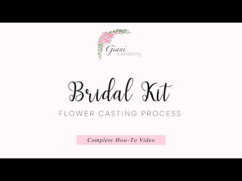 Giani Everlasting Bridal Flower Casting and Preservation Kit