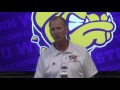 Western Illinois Football Head Coach Charlie Fisher at Media Day 2016