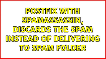 Postfix with Spamassassin, discards the spam instead of delivering to spam folder