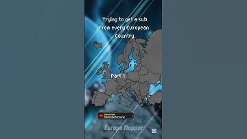 Trying to get a subscriber from every European country part 1 #europe #history #geography #mapping