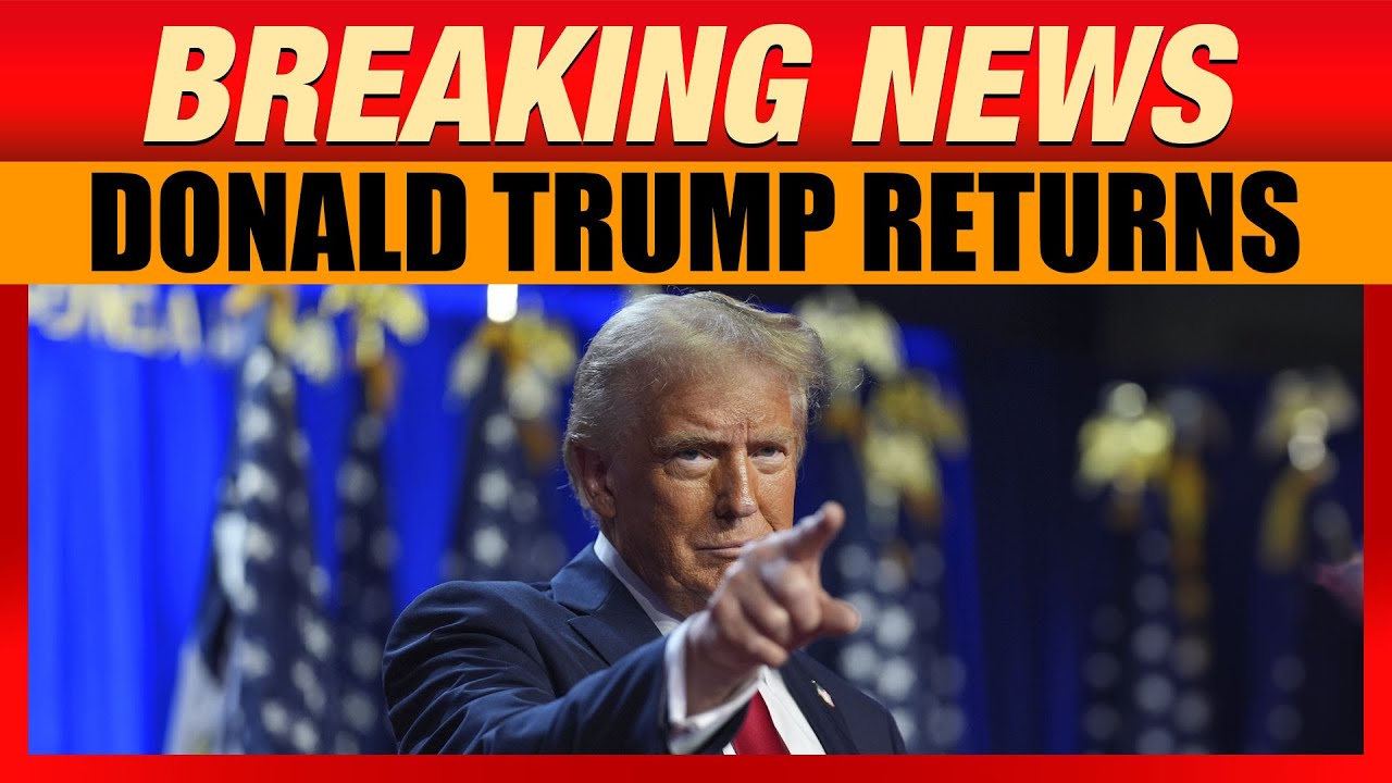 LIVE | TRUMP Is The 47th U.S President | Trump's Victory Speech | News9 ...