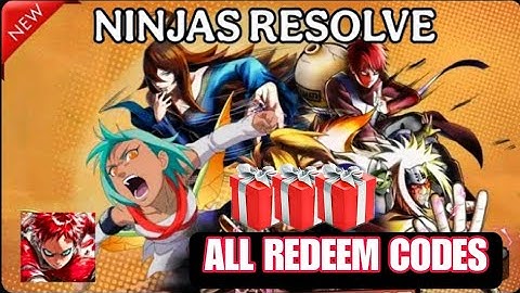 Ninjas Resolve All 6 Giftcodes🎁🎁 Free 6 Working Codes Ninjas Resolve - How to Redeem