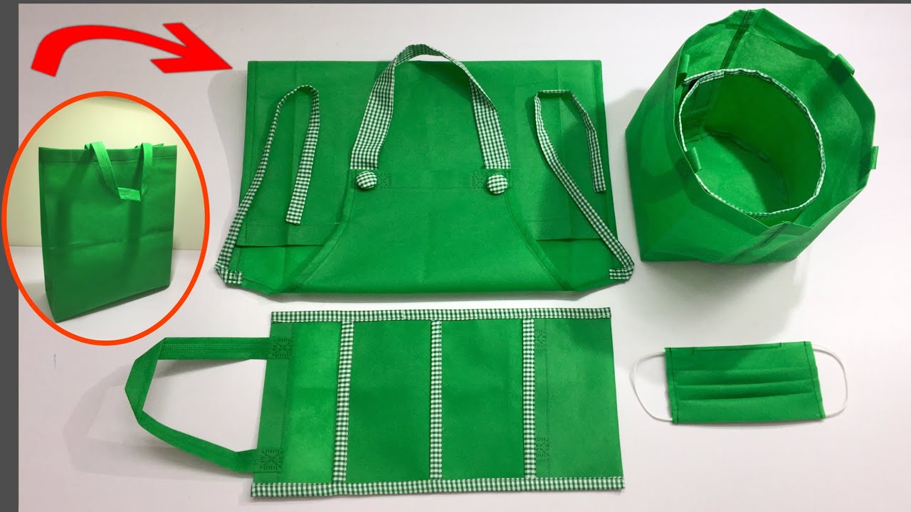 ⭐️ TOP 5 good ideas from OLD NON WOWEN Bag /Recycle old nonwoven bags