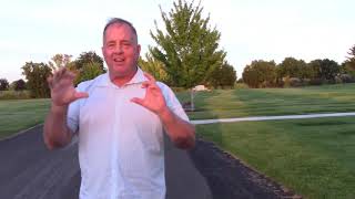 Ted Robbins on the grounds of Sunset Gardens