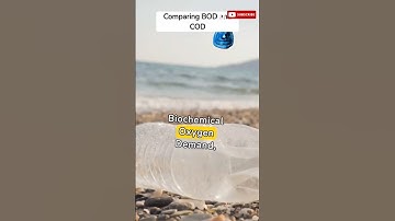 BOD vs COD #waterquality #environment