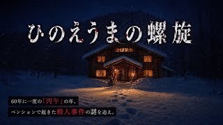 【本格推理】スキー合宿先のペンションで起こる凄惨な連続殺人事件の謎を追うミステリーアドベンチャー【ひのえうまの螺旋】【サスペンス】 screenshot 1