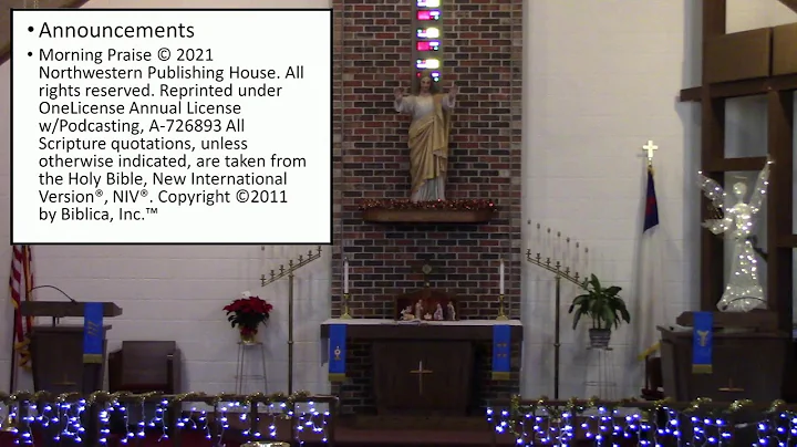 The Third Sunday of Advent; 12-14-25