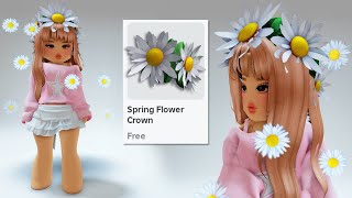 HURRY! Get New Limited Flower Crown On Roblox Now🌼