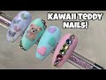 Kawaii Teddy Bear Nails!