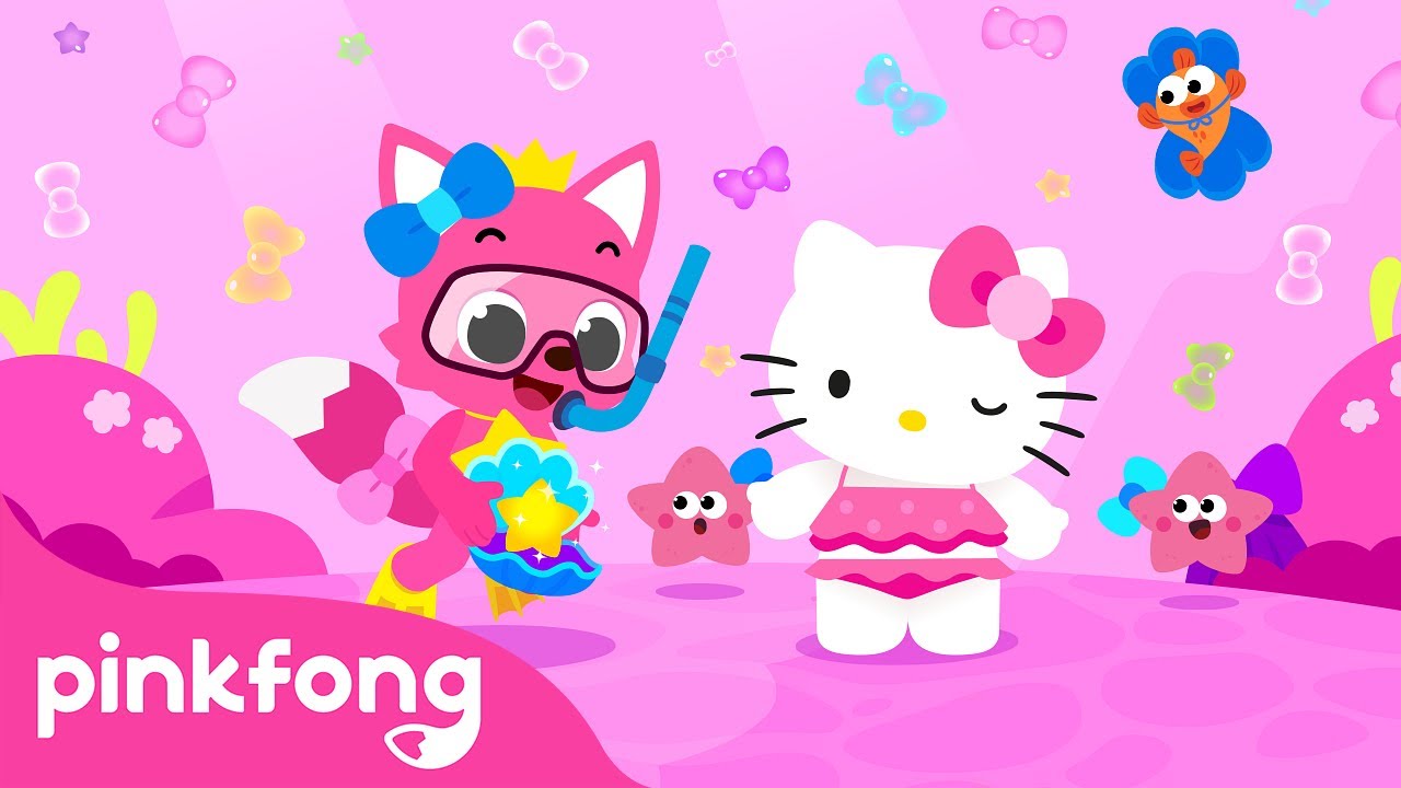 Hello, Friends! 💕| Hello Kitty 🎀 mit Baby Hai | Baby Shark Deutsch | Pinkfong Kinderlieder