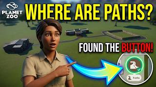 How to ADD PATHS in Planet Zoo Step by Step