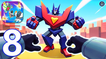 Mechangelion Robot Fighting - Gameplay Walkthrough Part 8 - New Update & New Levels (Android, iOS)