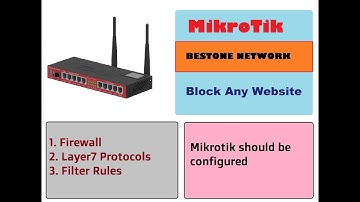 How to Block any website in Mikrotik | Block porn website or any other
