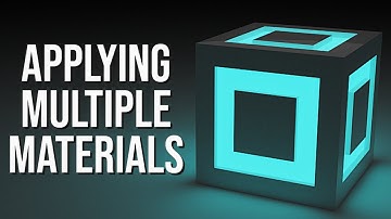 APPLYING MULTIPLE MATERIALS TO AN OBJECT - BLENDER BEGINNER TUTORIAL