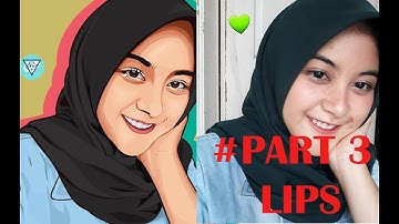 Vector Vexel Photoshop Tutorial   Part #3 Lips