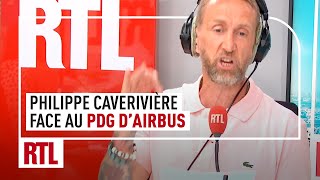 Philippe Caverivière face au PDG d'Airbus