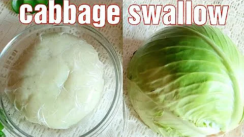 How To Make Cabbage Fufu || Low Carb, Gluten free, Keto-Friendly Fufu