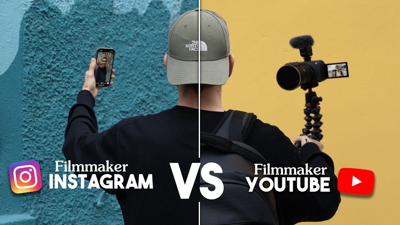 Vidéaste Instagram VS Vidéaste YouTube