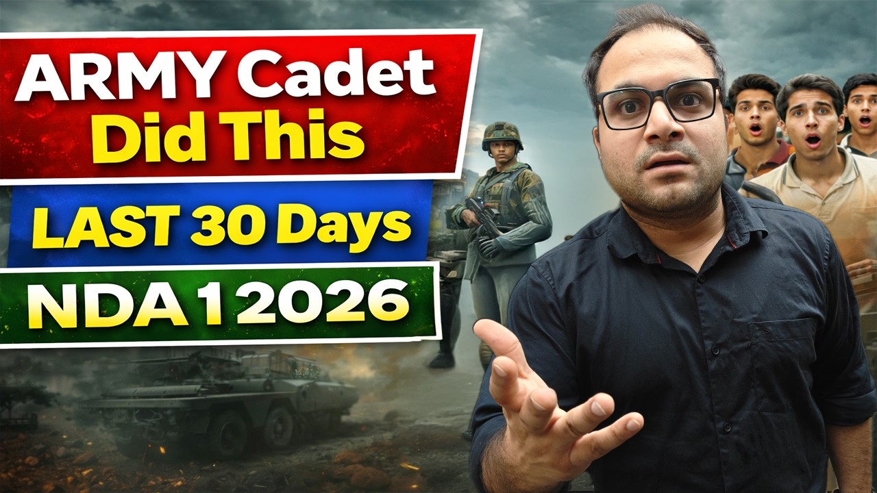 Last 30 Days 😵 | My 30 Days Challenge For NDA 1 2026 Result 100% 😤